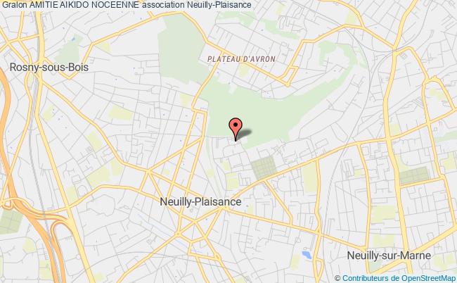 plan association Amitie Aikido Noceenne Neuilly-Plaisance