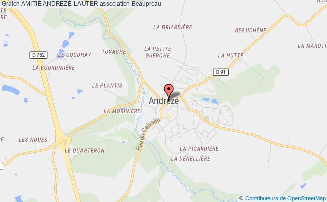 plan association AmitiÉ AndrezÉ-lauter Beaupréau-en-Mauges