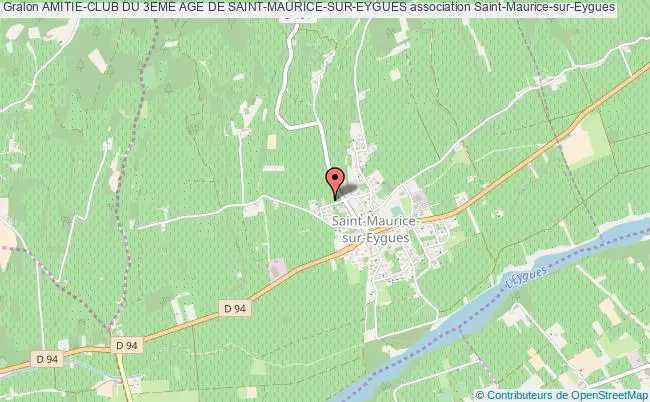 plan association Amitie-club Du 3eme Age De Saint-maurice-sur-eygues Saint-Maurice-sur-Eygues