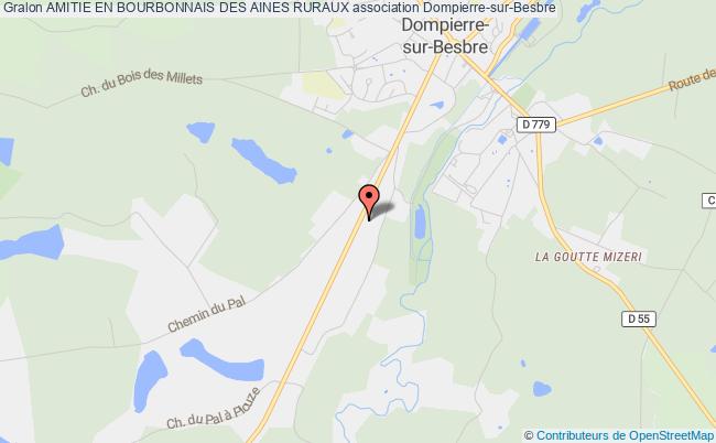 plan association Amitie En Bourbonnais Des Aines Ruraux Dompierre-sur-Besbre