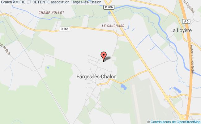 plan association Amitie Et Detente Farges-lès-Chalon