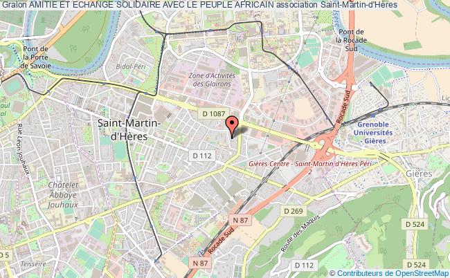 plan association Amitie Et Echange Solidaire Avec Le Peuple Africain Saint-Martin-d'Hères