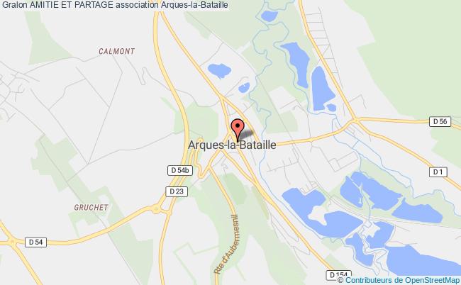 plan association Amitie Et Partage Arques-la-Bataille