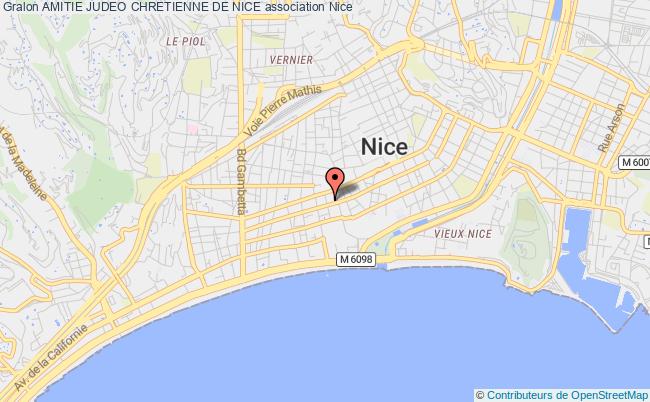 plan association Amitie Judeo Chretienne De Nice Nice