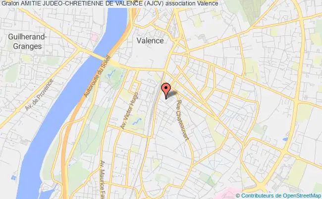 plan association Amitie Judeo-chretienne De Valence (ajcv) Valence