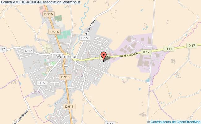 plan association AmitiÉ-kongni Wormhout