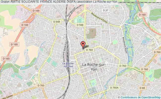 plan association Amitie Solidarite France Algerie (asfa) La    Roche-sur-Yon