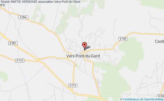 plan association Amitie Versoise Vers-Pont-du-Gard