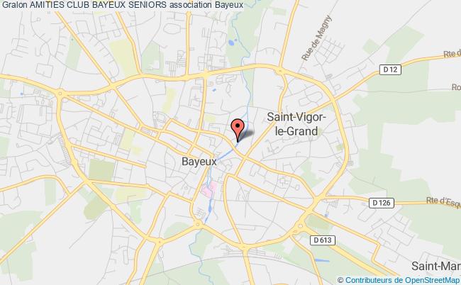 plan association Amities Club Bayeux Seniors Bayeux