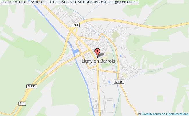 plan association Amities Franco-portugaises Meusiennes Ligny-en-Barrois