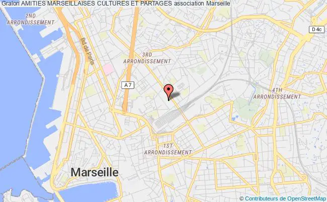 plan association Amities Marseillaises Cultures Et Partages Marseille