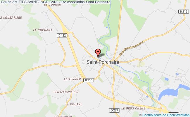 plan association Amities Saintonge Banfora Saint-Porchaire