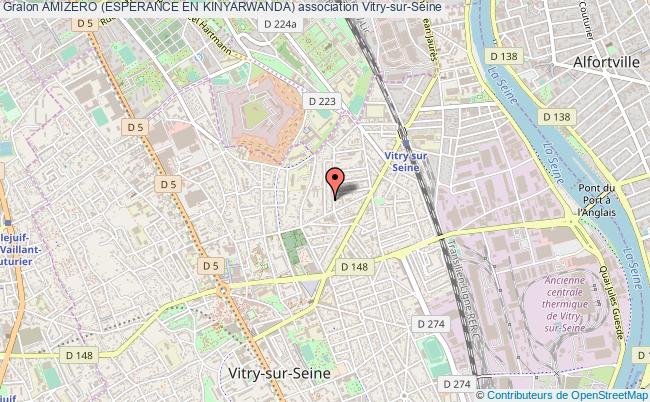 plan association Amizero (esperance En Kinyarwanda) Vitry-sur-Seine