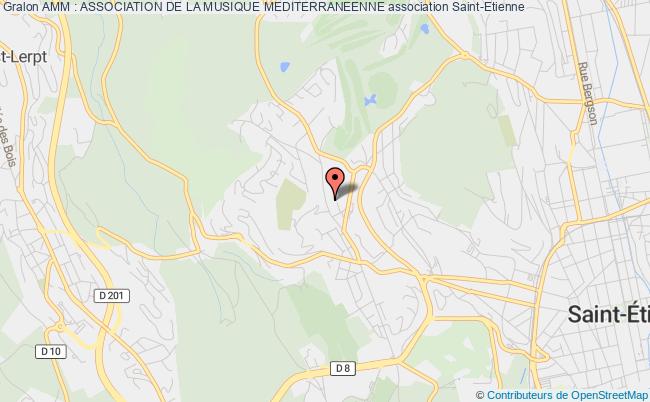 plan association Amm : Association De La Musique Mediterraneenne Saint-Étienne