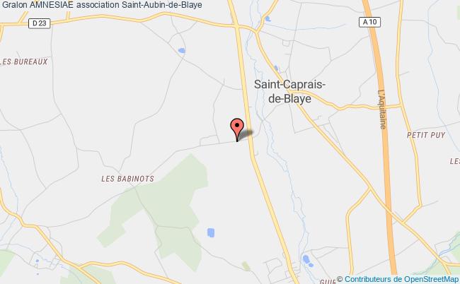 plan association Amnesiae Saint-Aubin-de-Blaye