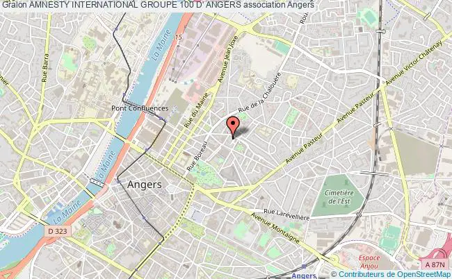 plan association Amnesty International Groupe 100 D' Angers Angers