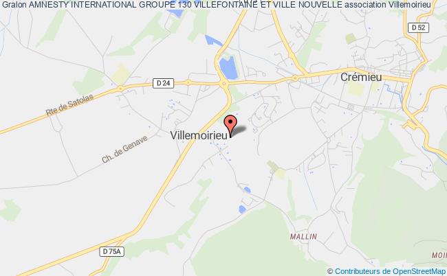 plan association Amnesty International Groupe 130 Villefontaine Et Ville Nouvelle Villemoirieu