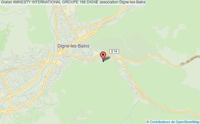 plan association Amnesty International Groupe 166 Digne Digne-les-Bains