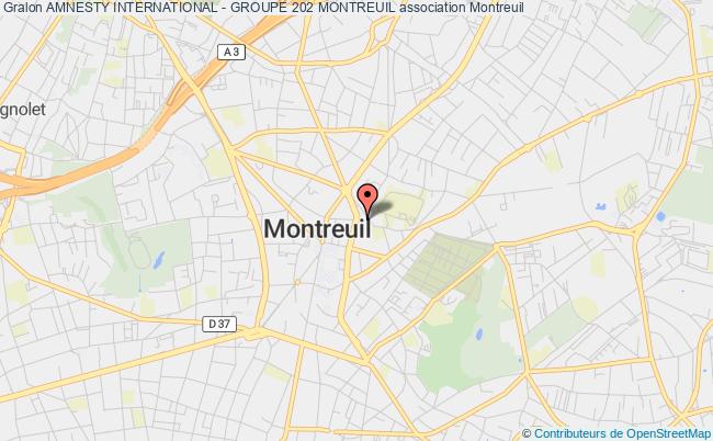 plan association Amnesty International - Groupe 202 Montreuil Montreuil
