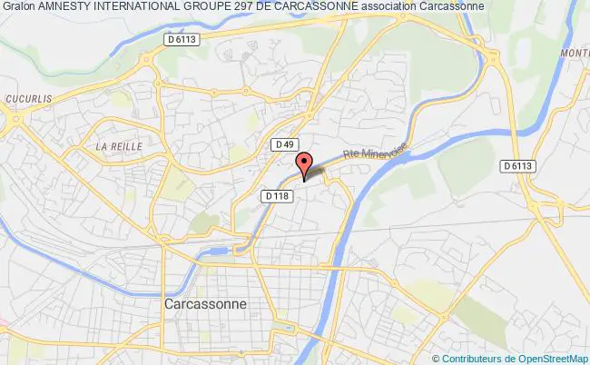 plan association Amnesty International Groupe 297 De Carcassonne Carcassonne
