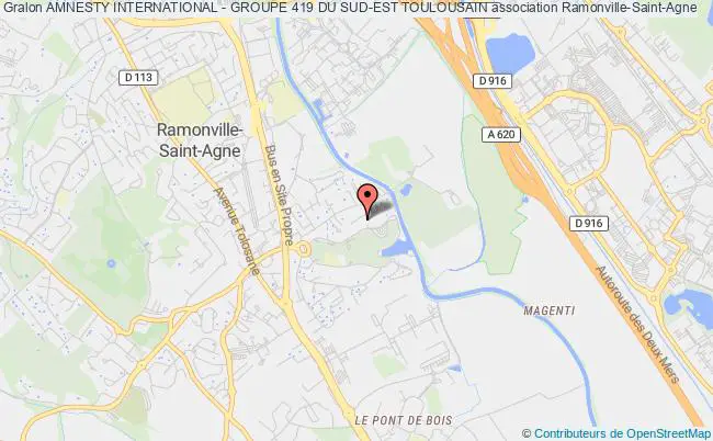 plan association Amnesty International - Groupe 419 Du Sud-est Toulousain Ramonville-Saint-Agne