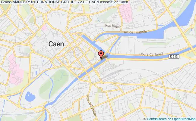plan association Amnesty International Groupe 72 De Caen Caen