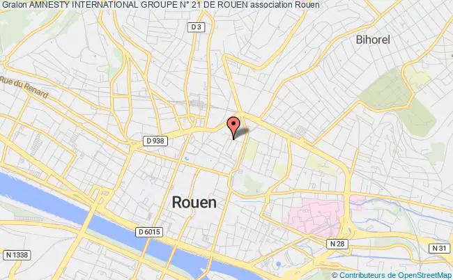 plan association Amnesty International Groupe N° 21 De Rouen Rouen