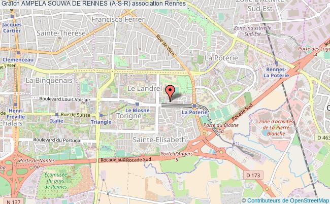 plan association Ampela Souwa De Rennes (a-s-r) Rennes