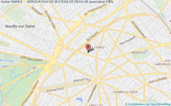 plan association Amrea  -  Association De Moyens De Reagjir Paris