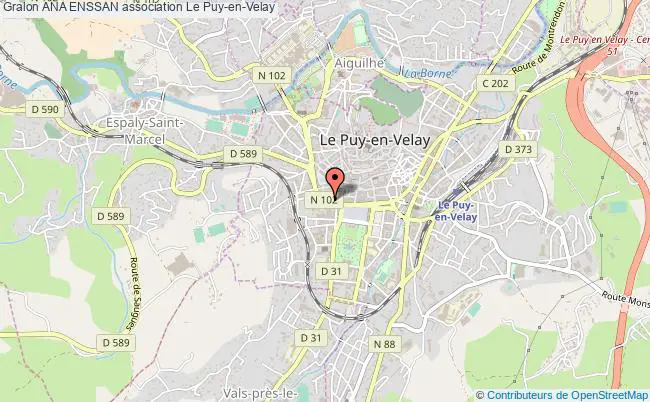 plan association Ana Enssan Puy-en-Velay