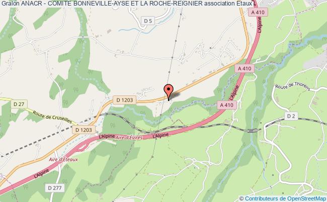 plan association Anacr - Comite Bonneville-ayse Et La Roche-reignier Etaux