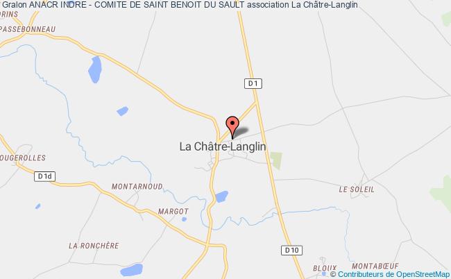 plan association Anacr Indre - Comite De Saint Benoit Du Sault La Châtre-Langlin
