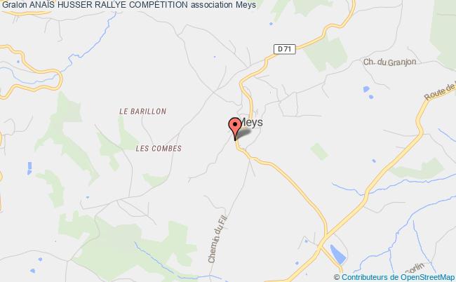plan association AnaÏs Husser Rallye CompÉtition Meys