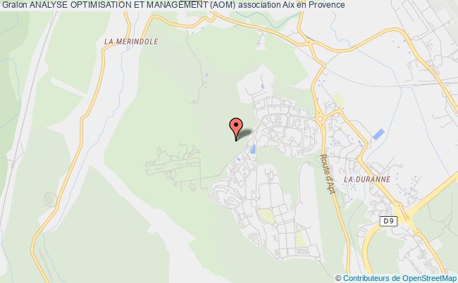 plan association Analyse Optimisation Et Management (aom) Aix-en-Provence