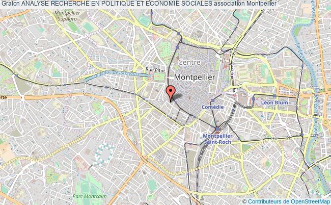 plan association Analyse Recherche En Politique Et Economie Sociales Montpellier