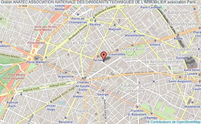 plan association Anatec Association Nationale Des Dirigeants Techniques De L'immobilier Paris
