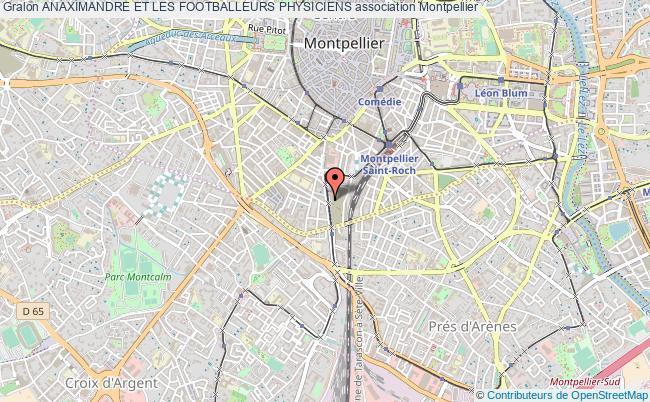 plan association Anaximandre Et Les Footballeurs Physiciens Montpellier
