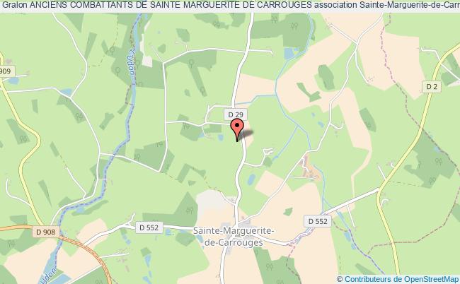 plan association Anciens Combattants De Sainte Marguerite De Carrouges Sainte-Marguerite-de-Carrouges