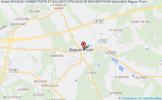 plan association Anciens Combattants Et Soldats Citoyens De Baguer-pican Baguer-Pican
