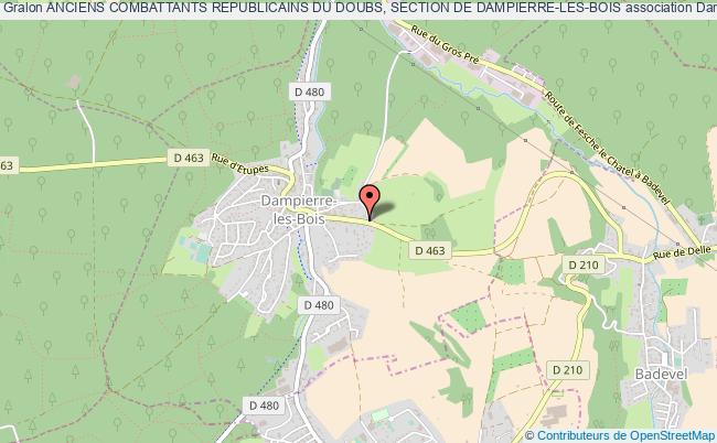 Anciens combattants republicains du doubs, section de dampierreles