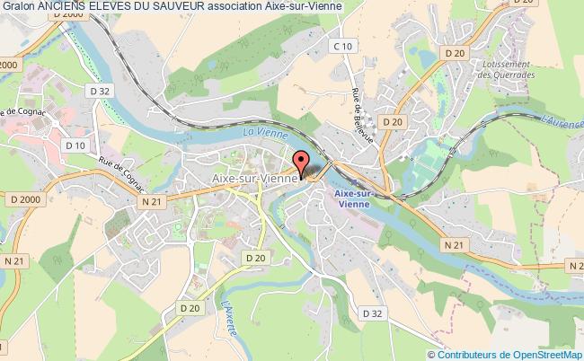 plan association Anciens Eleves Du Sauveur Aixe-sur-Vienne
