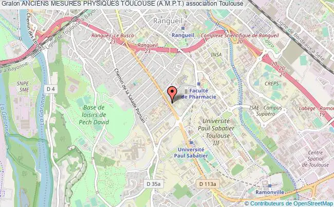 plan association Anciens Mesures Physiques Toulouse (a.m.p.t.) Toulouse