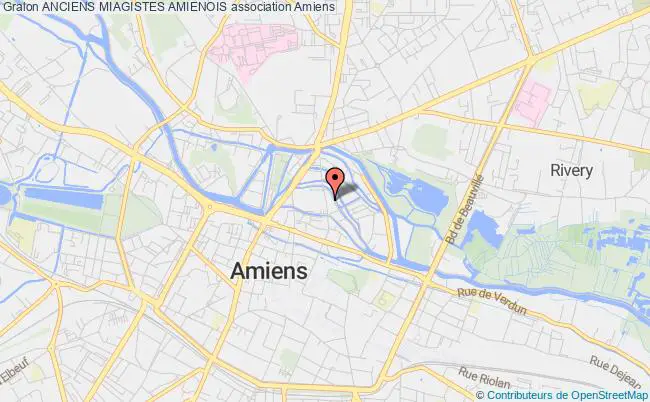 plan association Anciens Miagistes Amienois Amiens