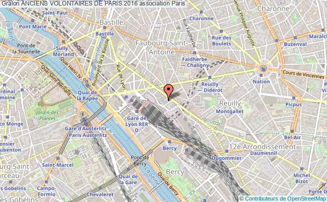 plan association Anciens Volontaires De Paris 2016 Paris