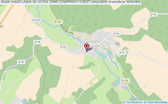 plan association Andao (amis De Notre Dame D'ampanihy Ouest) Grainville-la-Teinturière