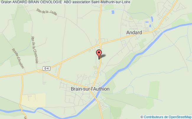 plan association Andard Brain Oenologie  Abo Loire-Authion