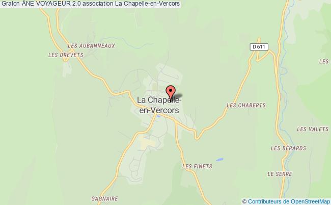 plan association Âne Voyageur 2.0 Chapelle-en-Vercors