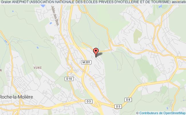 plan association Anephot (association Nationale Des Ecoles Privees D'hotellerie Et De Tourisme) Saint-Nazaire