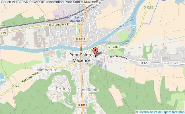 plan association Anfopar Picardie Pont-Sainte-Maxence