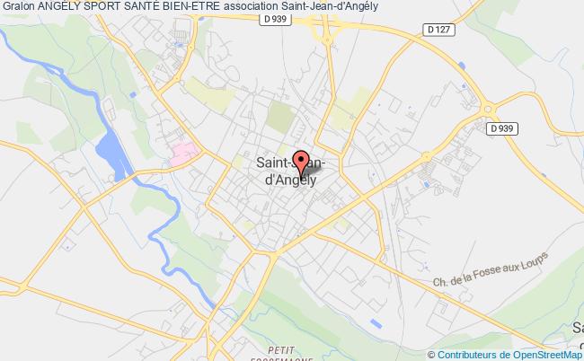 plan association AngÉly Sport SantÉ Bien-etre Saint-Jean-d'Angély